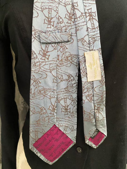 Vivienne Westwood Saturn Print Tie