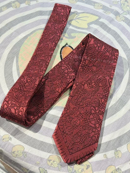 Vivienne Westwood Cherry Red Saturn Tie