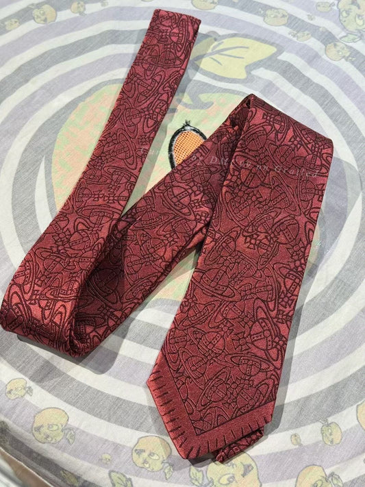 Vivienne Westwood Cherry Red Saturn Tie
