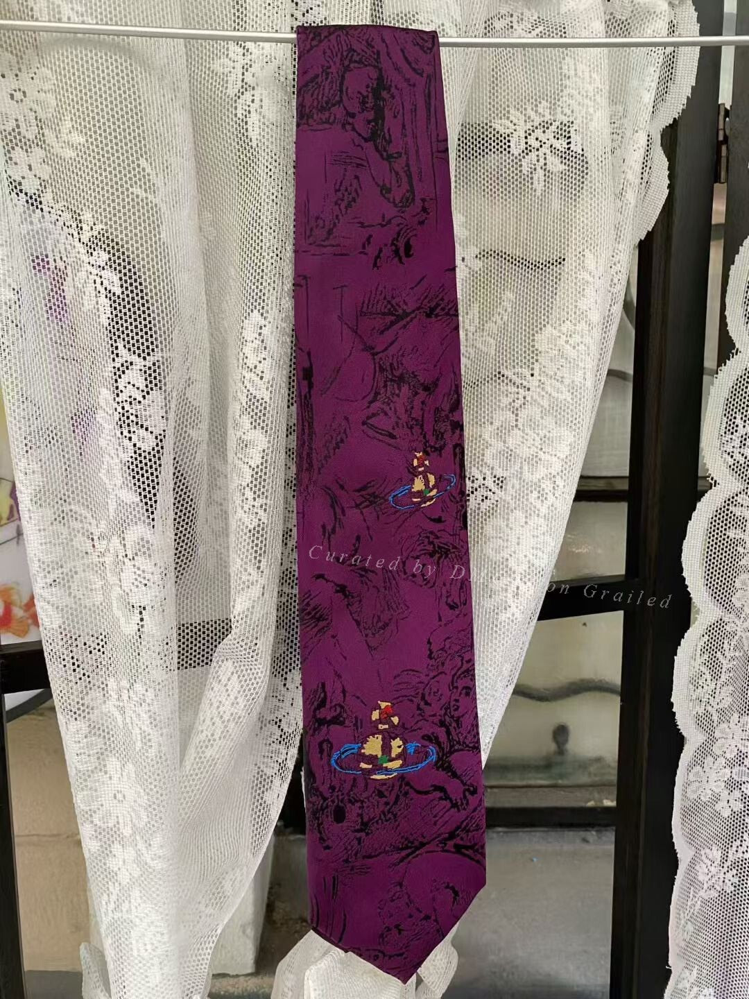 Vivienne Westwood Purple Angel Tie