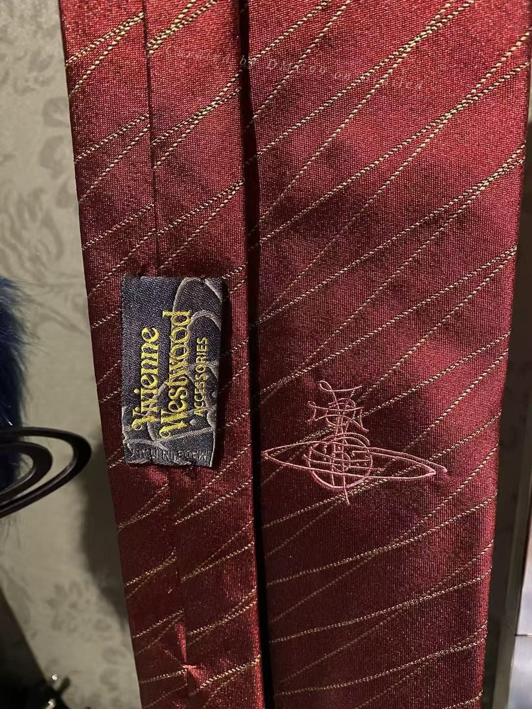 Vivienne Westwood Twill Saturn Tie