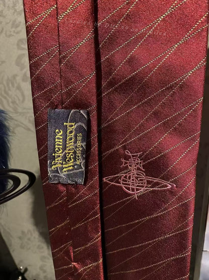 Vivienne Westwood Twill Saturn Tie