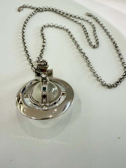 Vivienne Westwood Large Saturn Necklace
