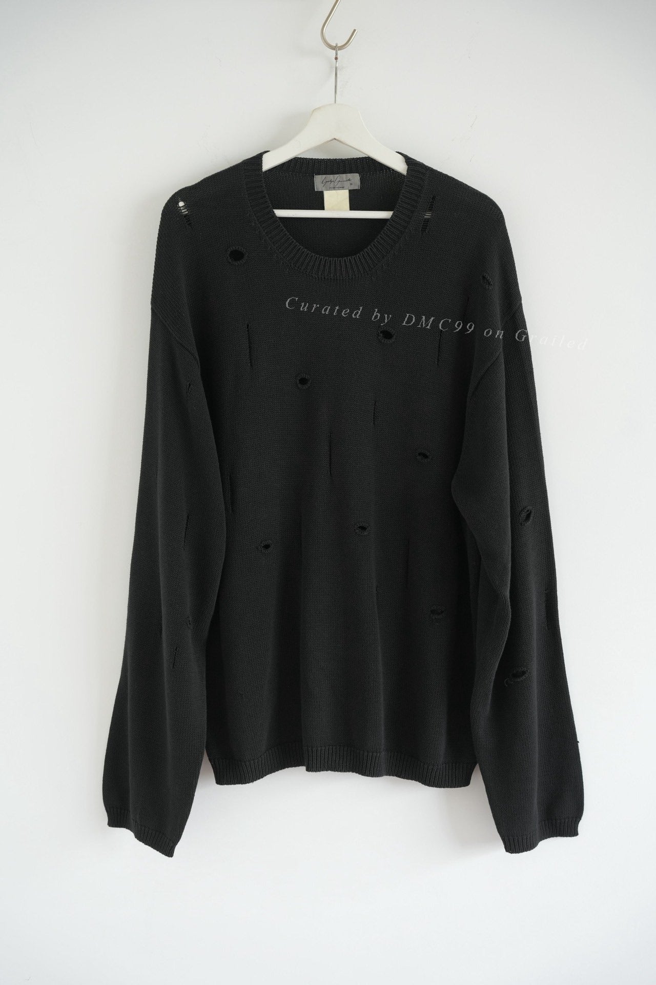 Yohji Yamamoto 80s Ripped Hollow Sweater