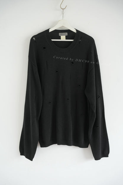 Yohji Yamamoto 80s Ripped Hollow Sweater