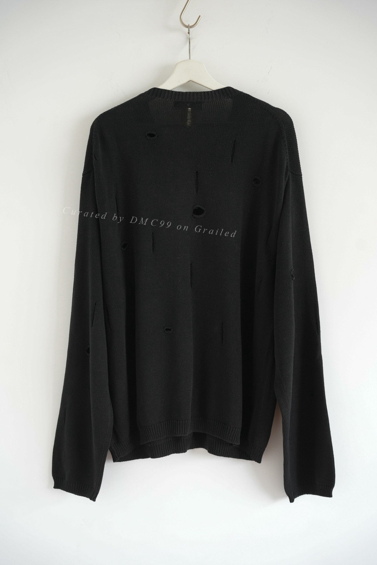 Yohji Yamamoto 80s Ripped Hollow Sweater