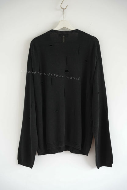 Yohji Yamamoto 80s Ripped Hollow Sweater