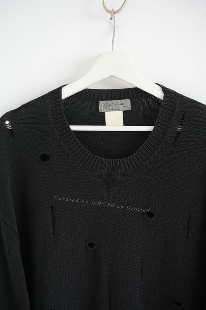 Yohji Yamamoto 80s Ripped Hollow Sweater