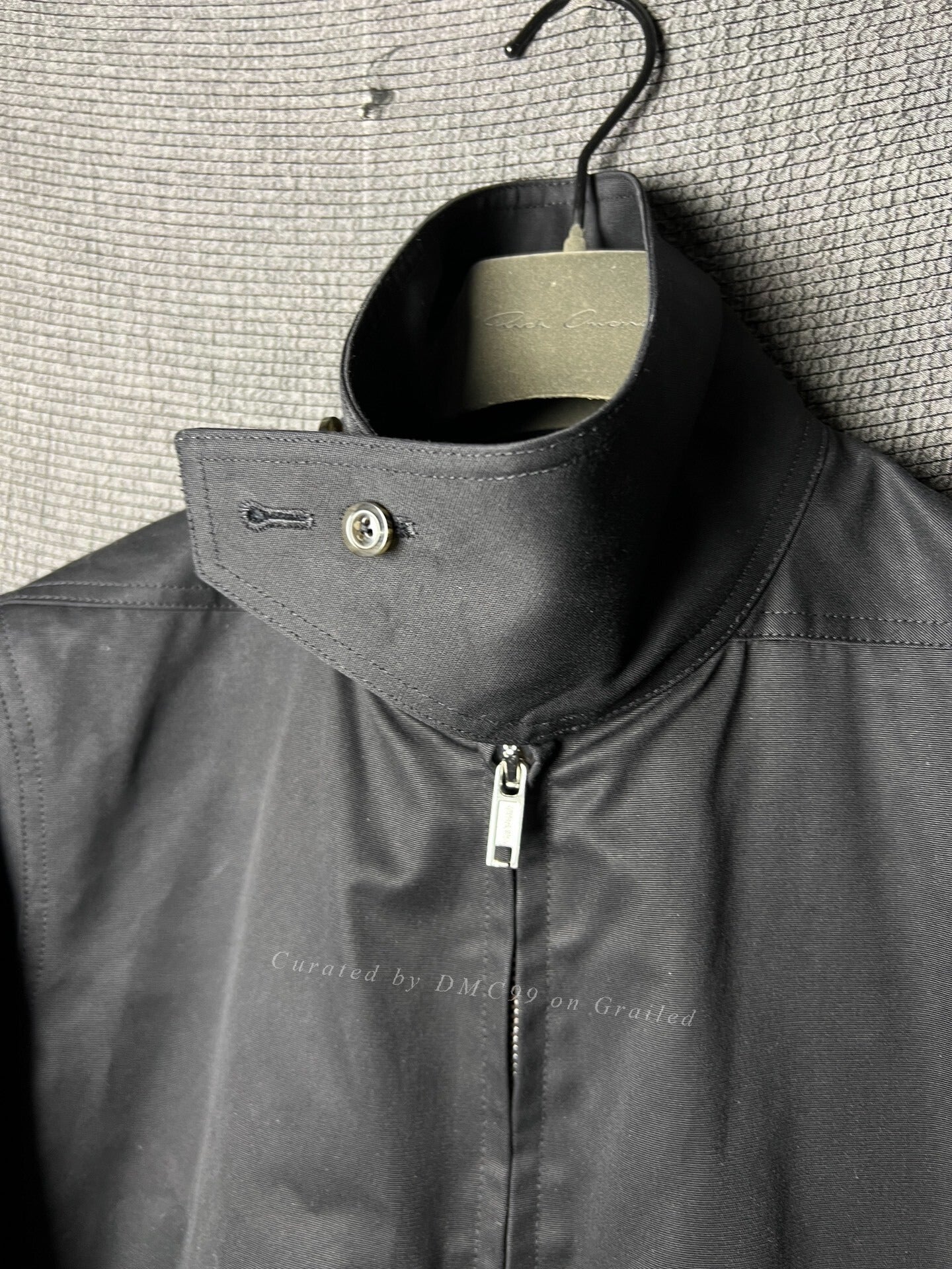 Rick Owens 17ss Mainline Stand-Collar Jacket