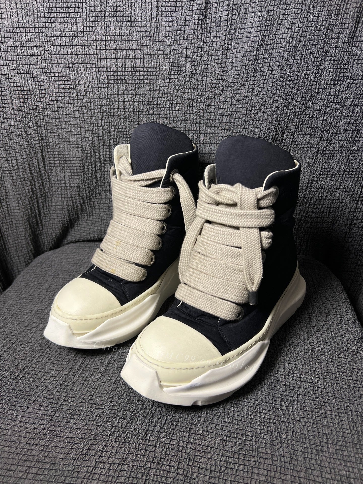 Rick Owens 24FW Thick Lace Tank Sole High-Top