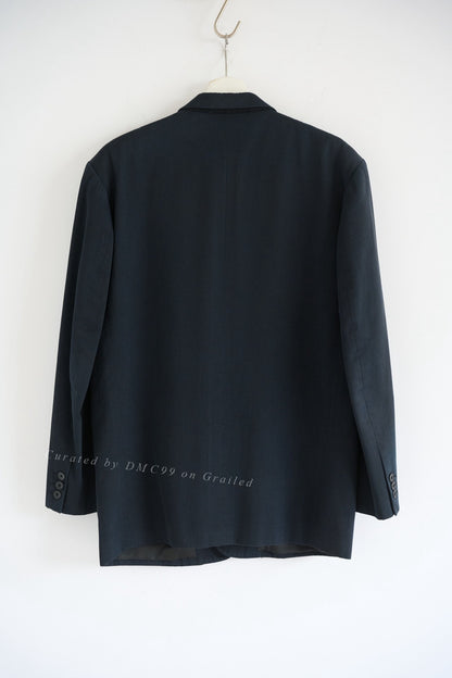 Yohji Yamamoto 80s Striped Cuffed Blazer