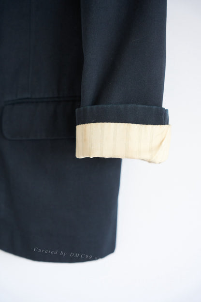 Yohji Yamamoto 80s Striped Cuffed Blazer