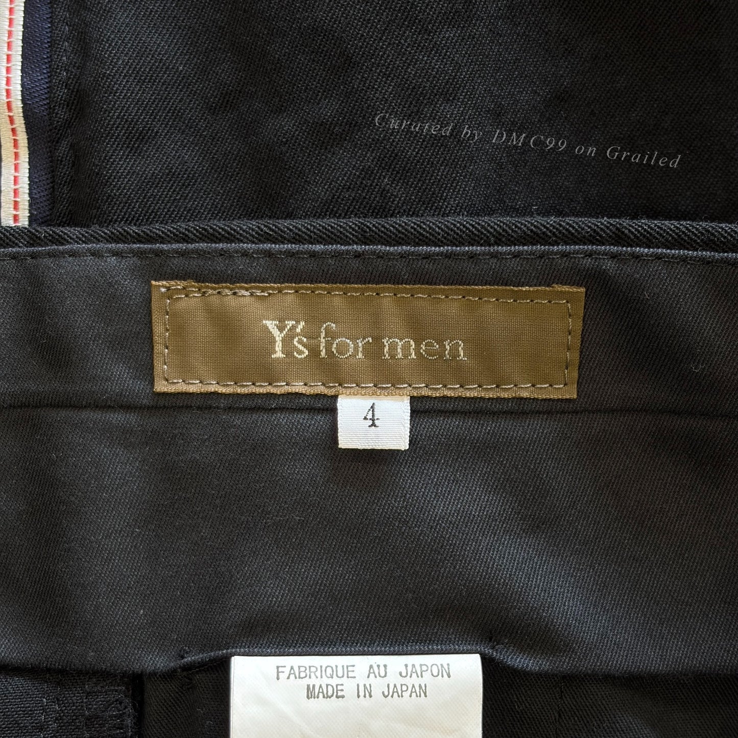 Yohji Yamamoto 00s Selvedge Wool Trousers
