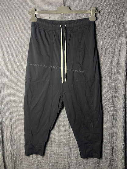 Rick Owens 16FW Cotton Drop-Crotch Cropped Pants