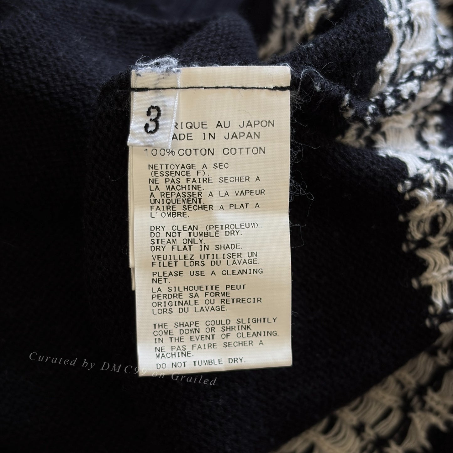 Yohji Yamamoto 16AW Fair Isle Sweater