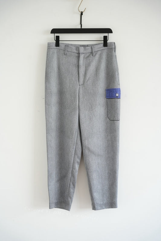 Yohji Yamamoto 15SS Gray Fake Pocket Trousers