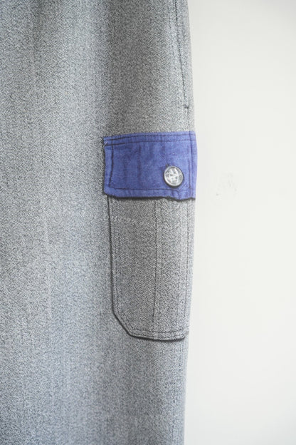 Yohji Yamamoto 15SS Gray Fake Pocket Trousers
