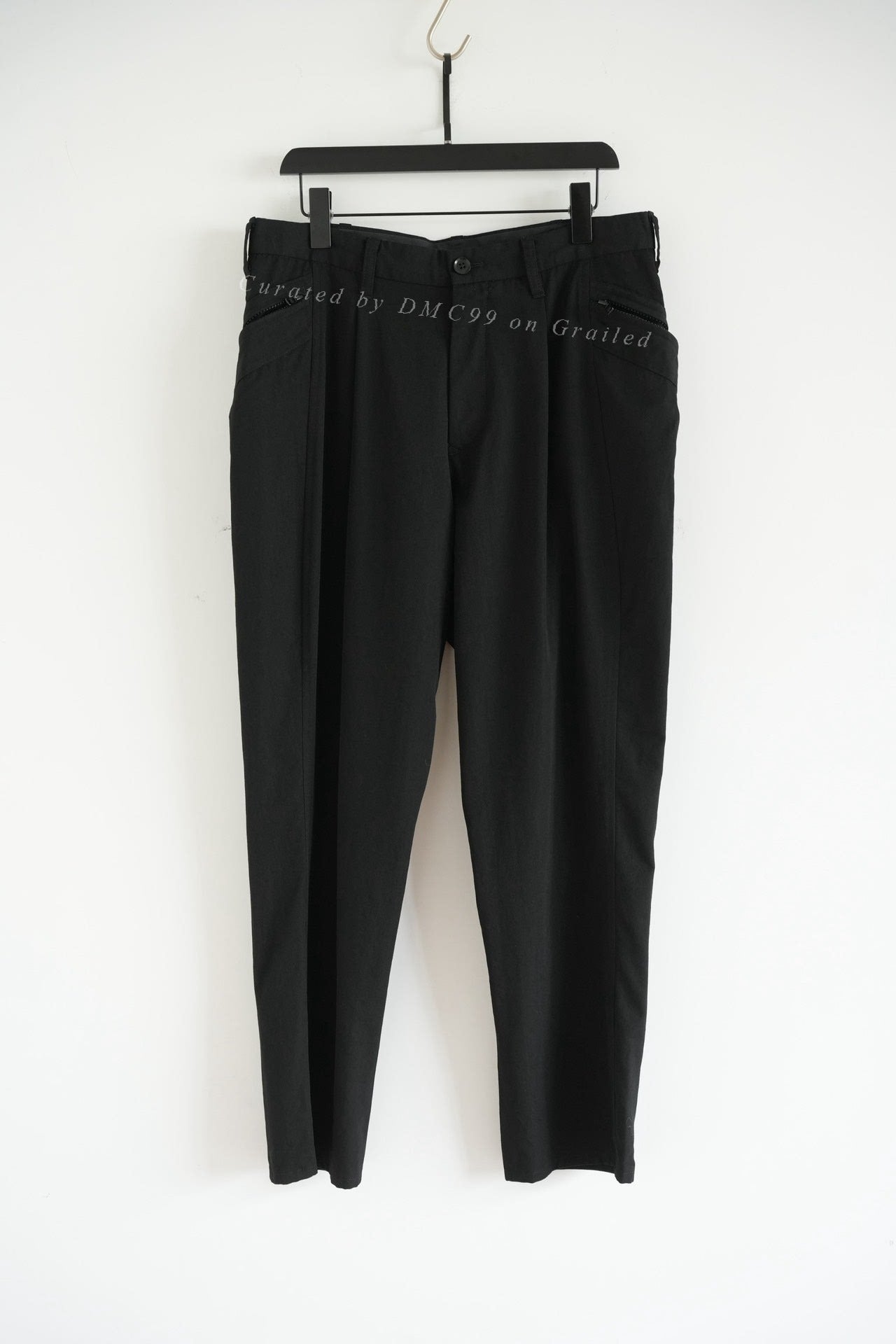 Yohji Yamamoto 13AW Side Zip Wool Trousers