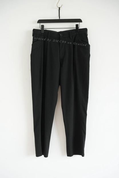 Yohji Yamamoto 13AW Side Zip Wool Trousers