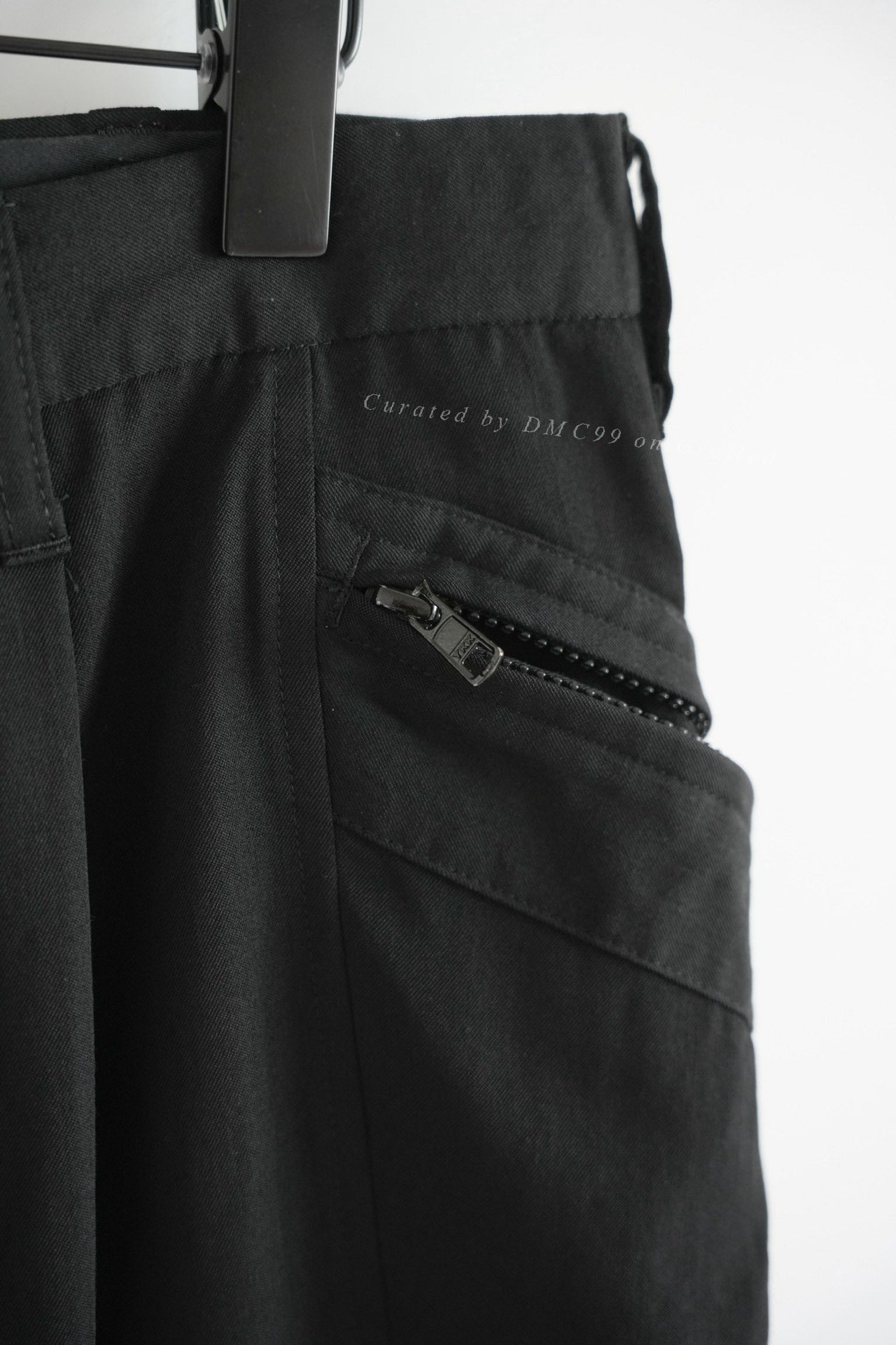 Yohji Yamamoto 13AW Side Zip Wool Trousers