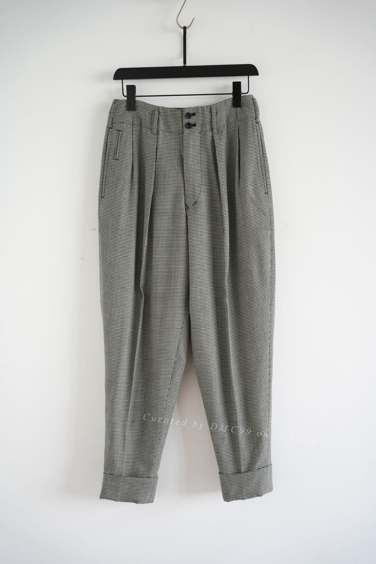 Yohji Yamamoto 90s Houndstooth Wool Trousers