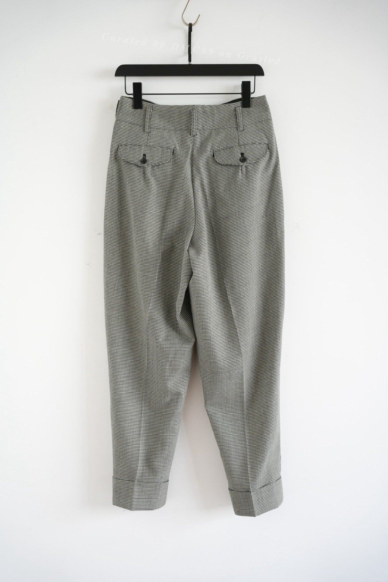 Yohji Yamamoto 90s Houndstooth Wool Trousers
