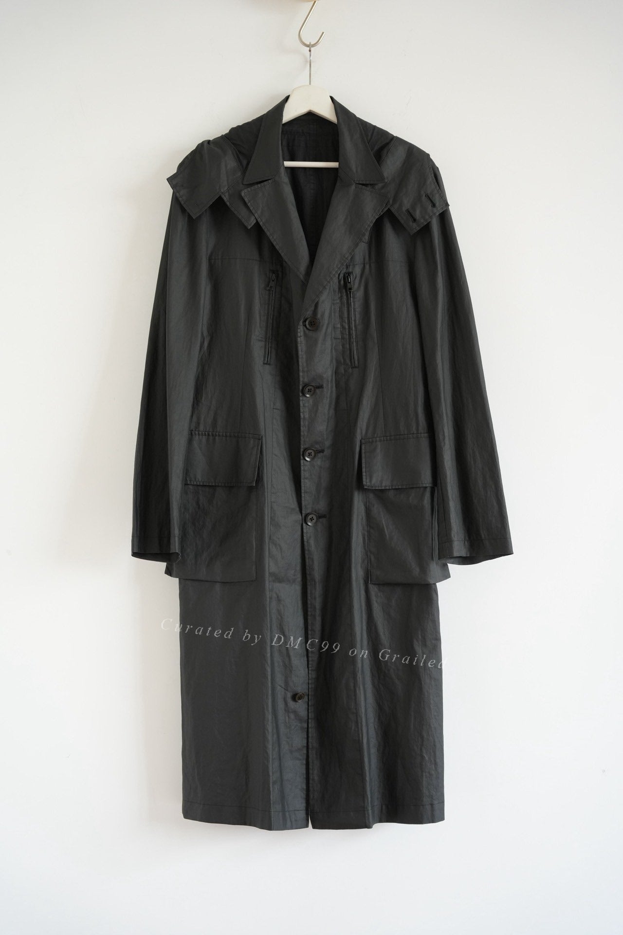 Yohji Yamamoto 08ss Detachable Hood Coat