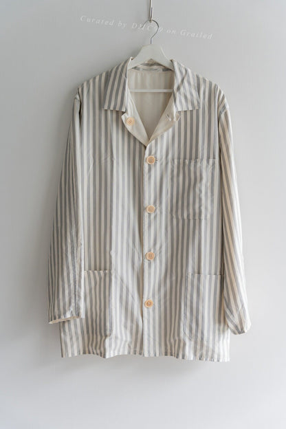 Yohji Yamamoto 98ss Striped Silk Jacket