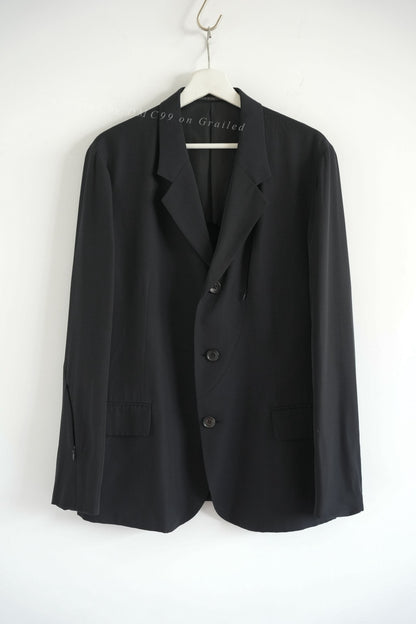 Yohji Yamamoto 99SS Curved Zipper Suit