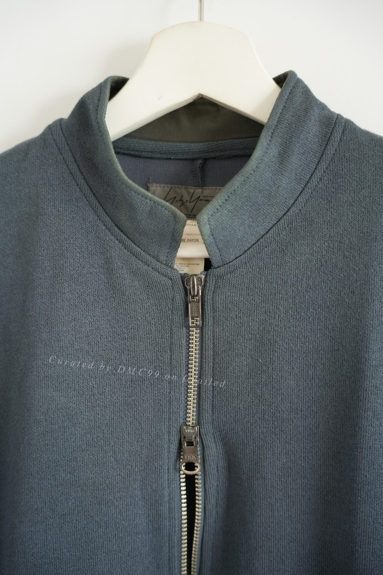 Yohji Yamamoto 98SS Haze Blue Zip Jacket