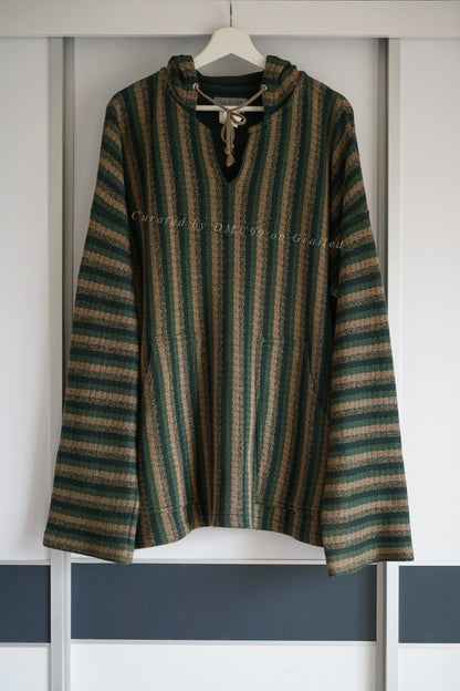 Yohji Yamamoto 98ss Portrait Stripe Hoodie