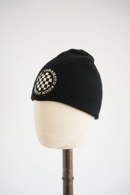 Yohji Yamamoto 04AW Check Knit Beanie