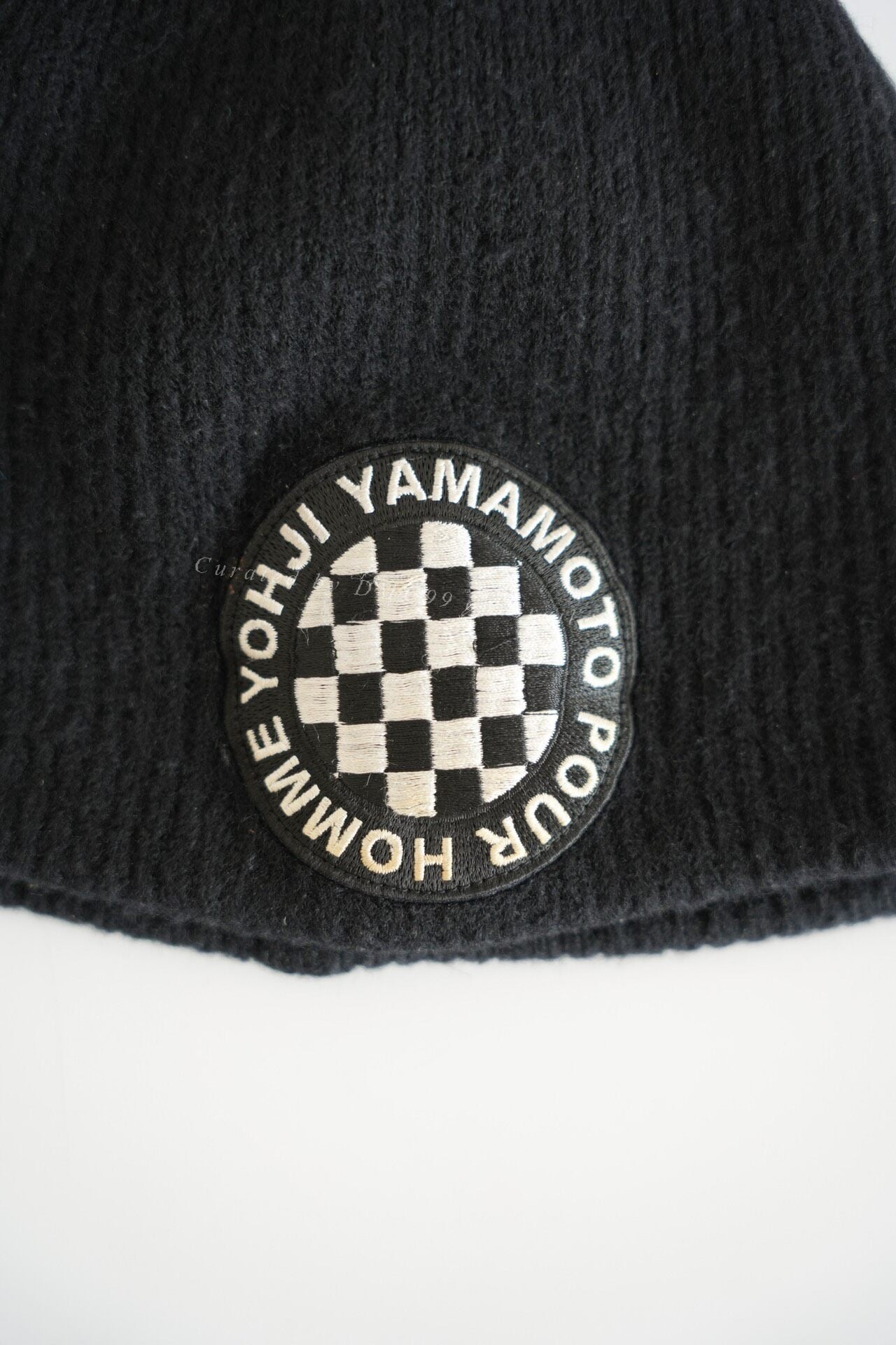 Yohji Yamamoto 04AW Check Knit Beanie