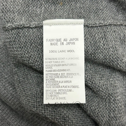 Yohji Yamamoto 06AW Green Zip Knit Sweater