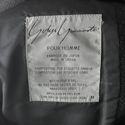 Yohji Yamamoto 88AW Leather Flower Suit