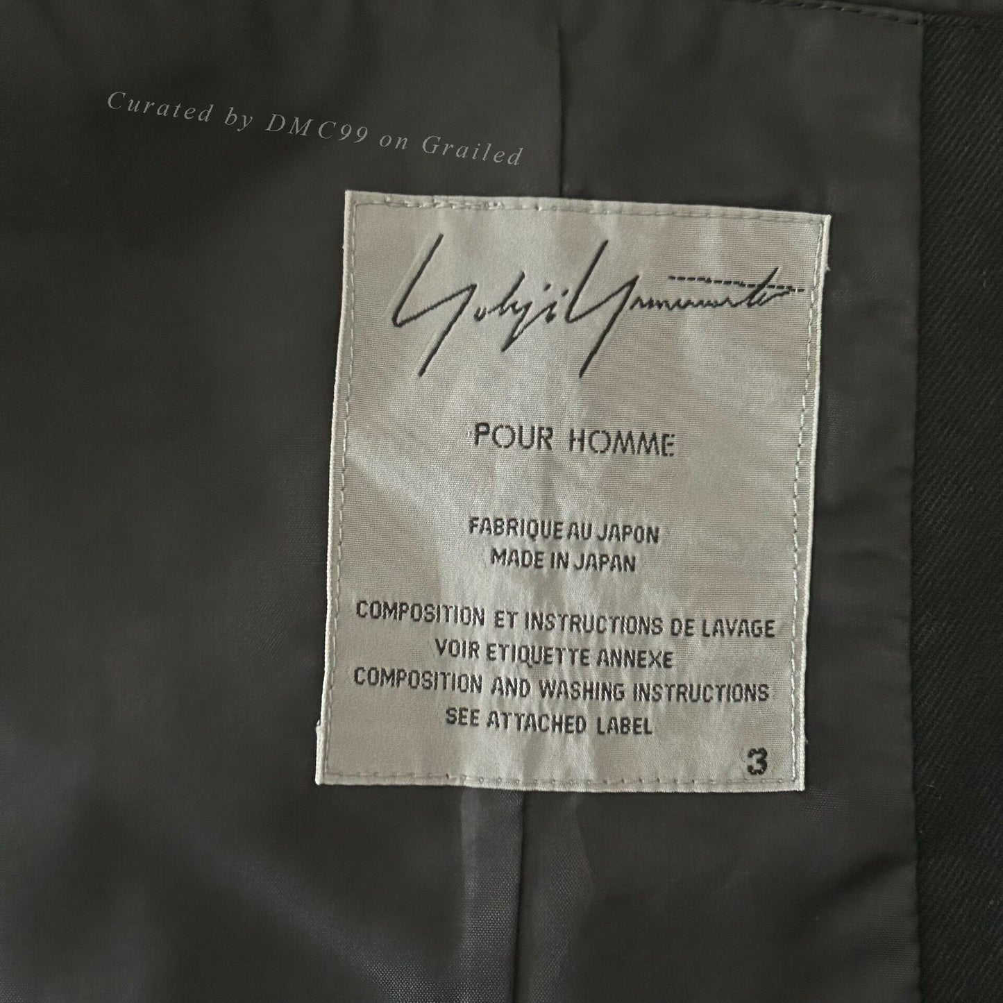Yohji Yamamoto 09AW Double Pocket Blazer