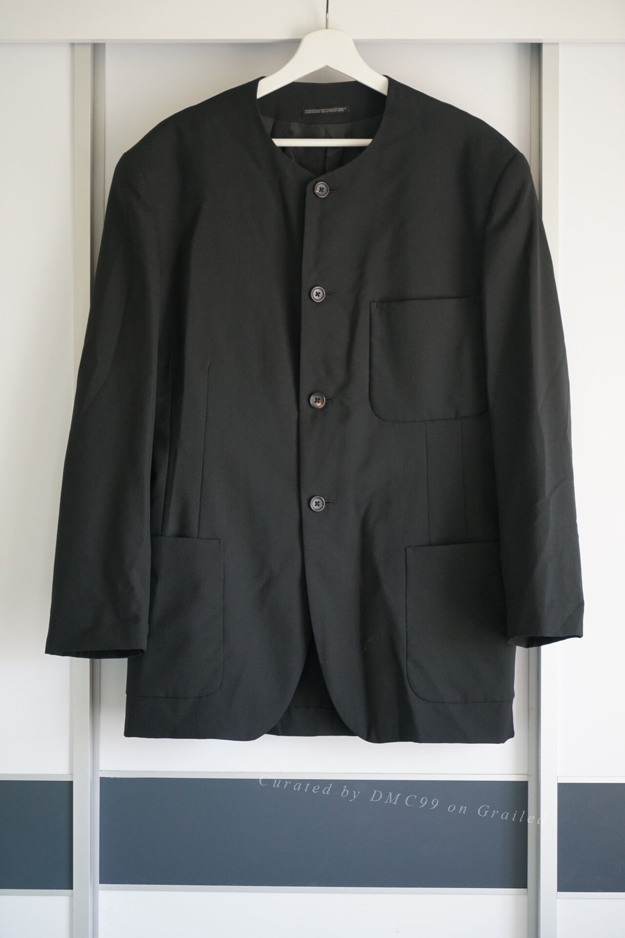 Yohji Yamamoto 95ss Collarless Jacket