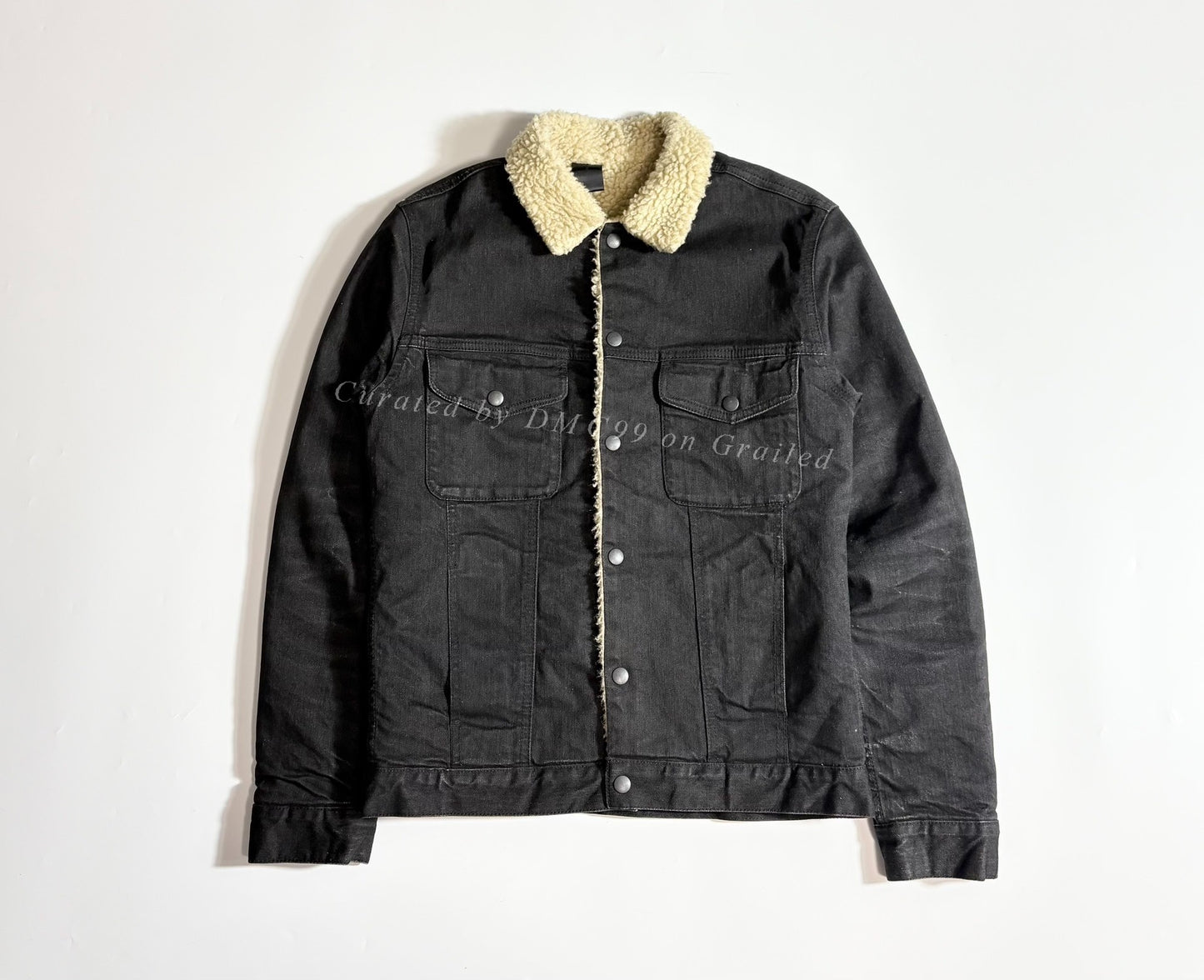 N.hoolywood Denim Shearling Jacket