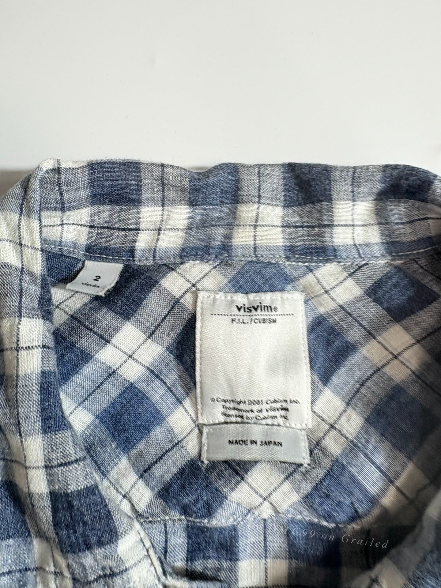 VISVIM Linen Plaid Shirt