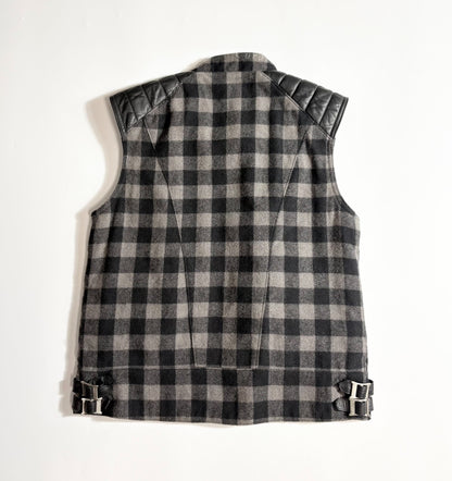 Neighborhood NBHD Patchwork Biker Vest