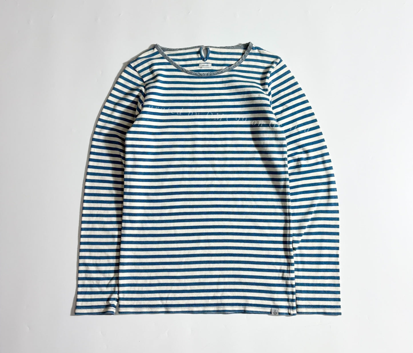 Visvim Indigo Stripe Long Sleeve