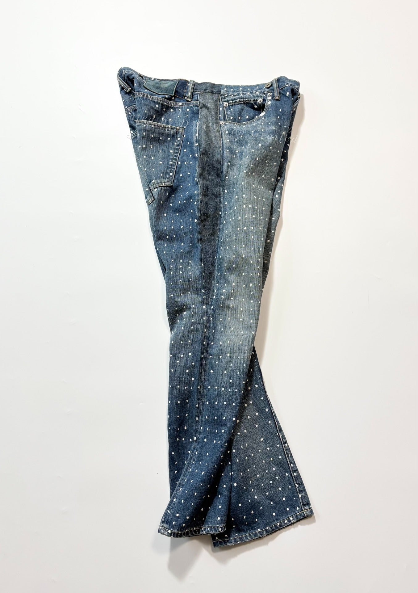 VISVIM 01.2D5 Polka Dot Jeans