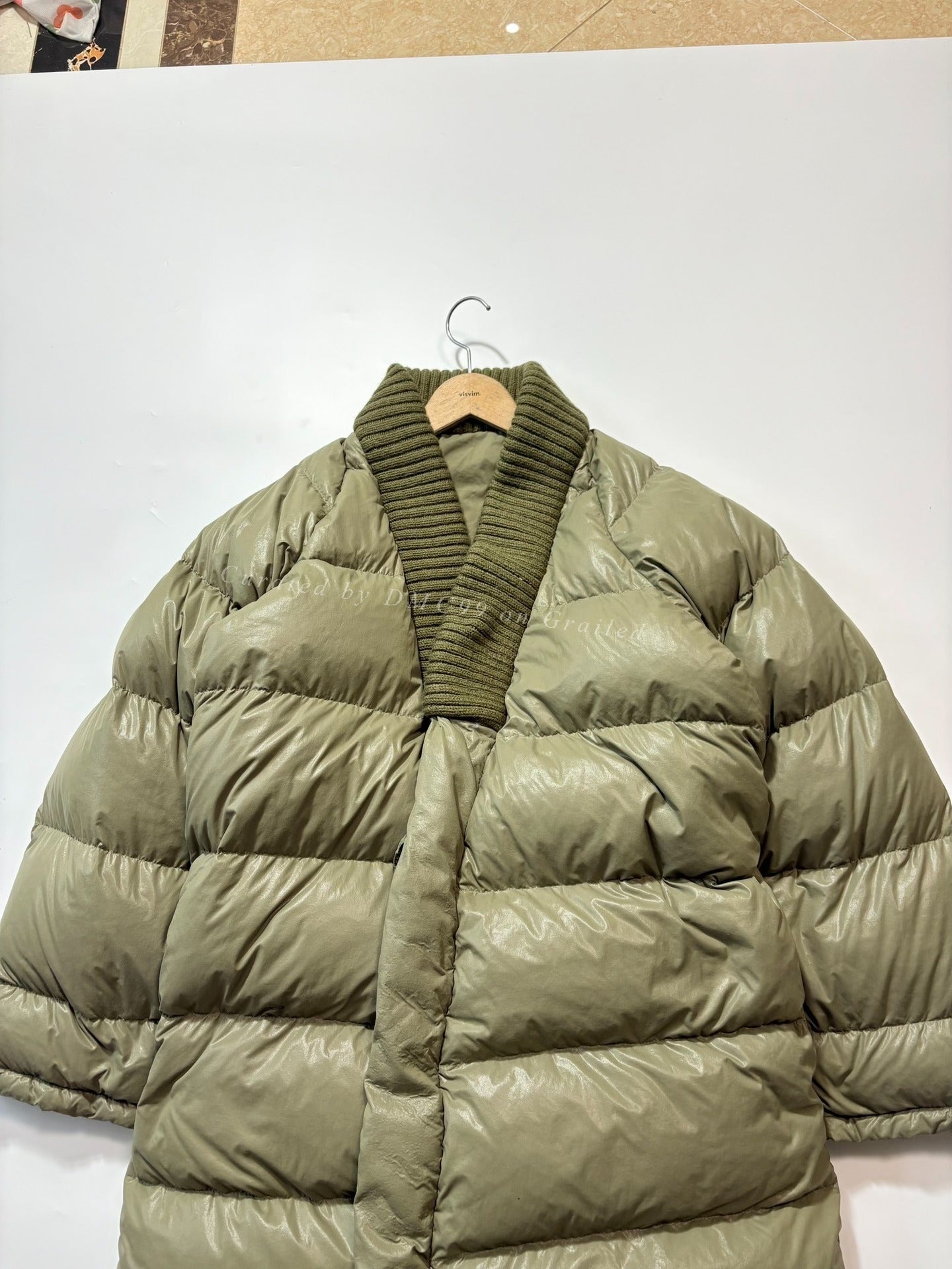 VISVIM Yukata Down Mud-Dyed Robe