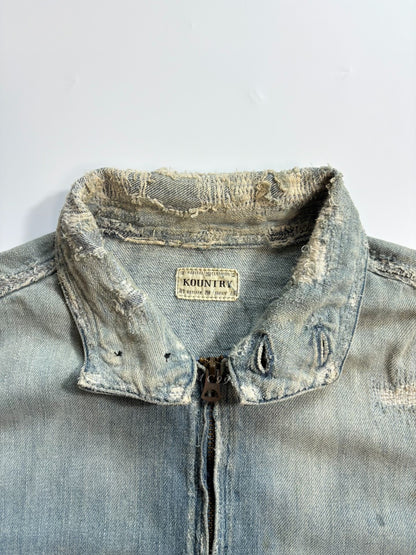 KAPITAL BORO Distressed Denim Jacket