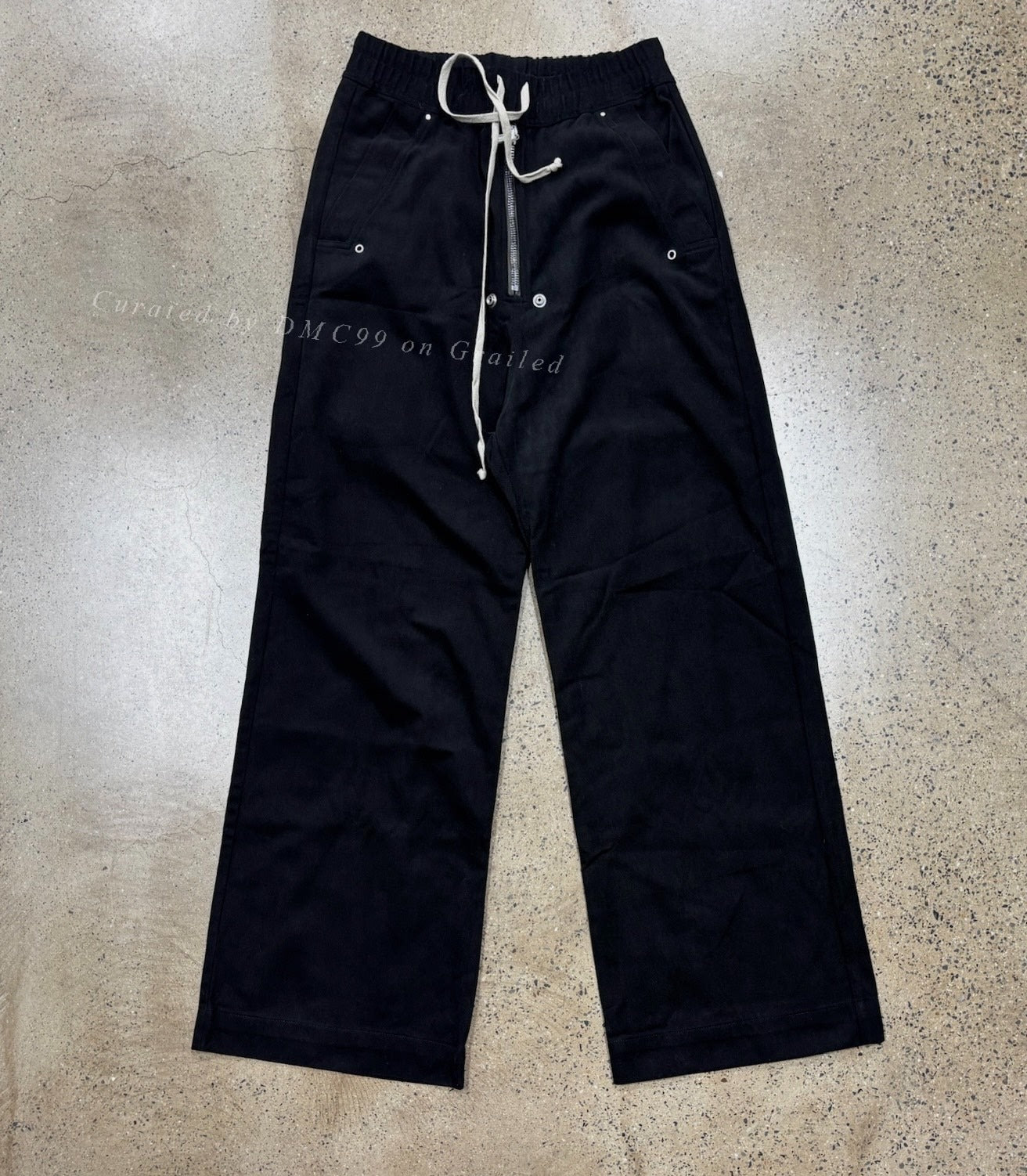 Rick Owens Geth Bela Wide-Leg Pants