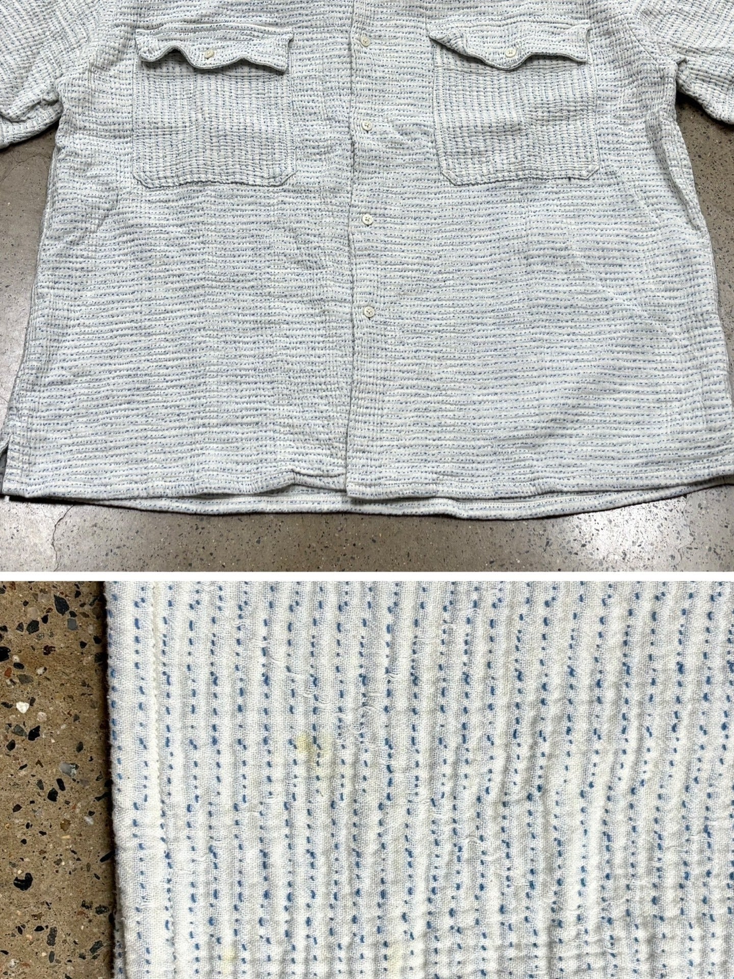 Porter Classic Kendo Sashiko Short-Sleeve Shirt