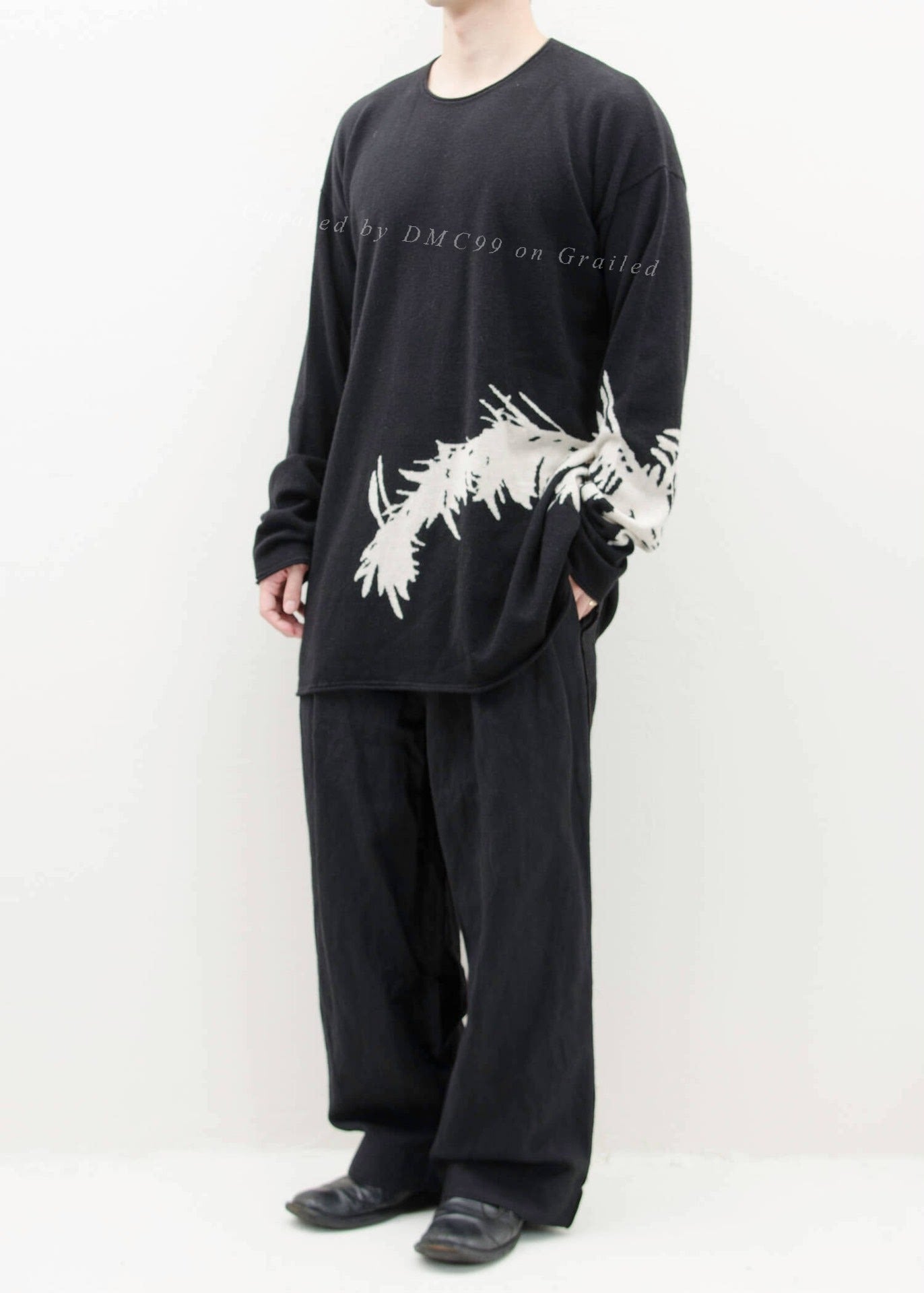 Ziggy Chen 21AW Wool Wide-Leg Trousers