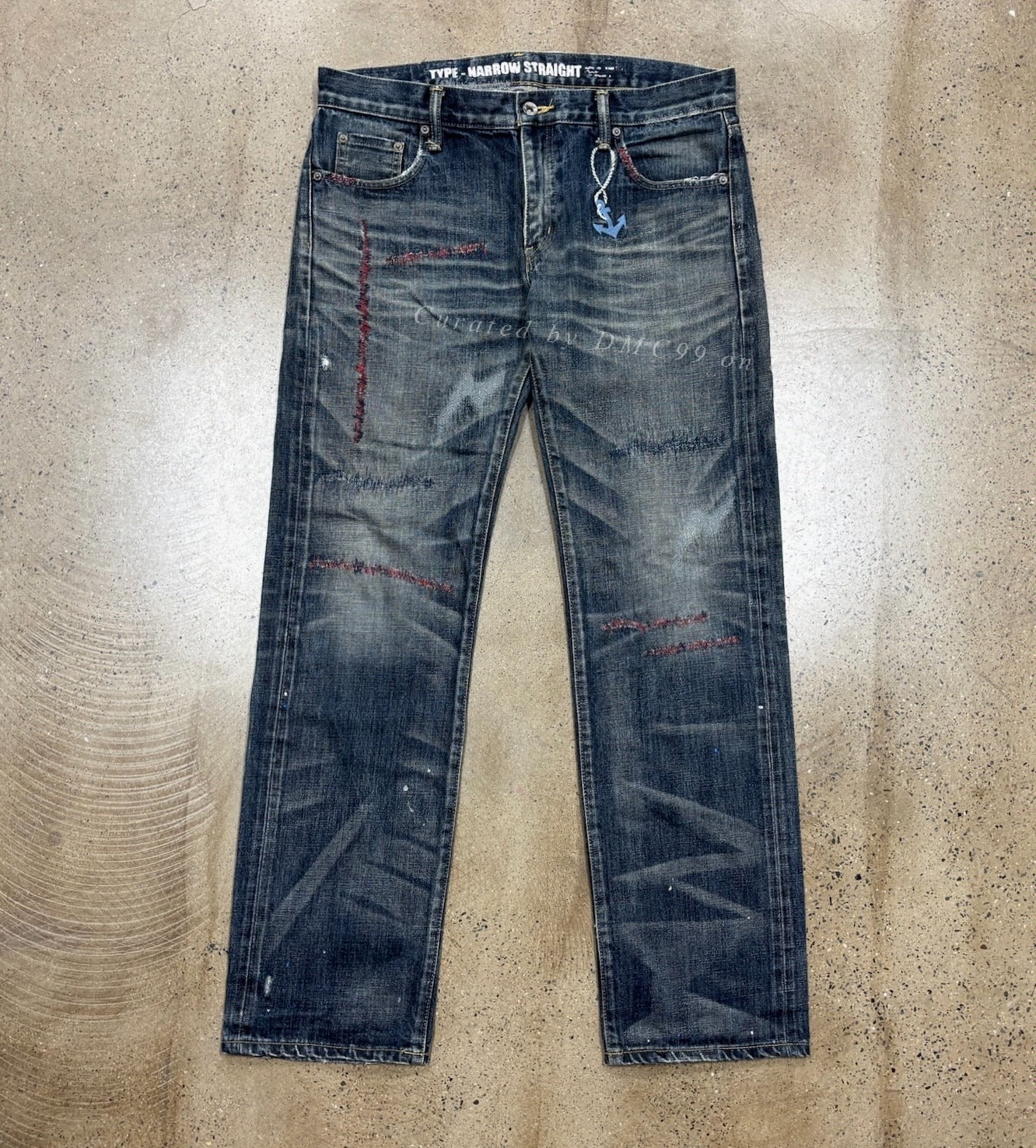 NEIGHBORHOOD 09ex Red Anchor Jeans
