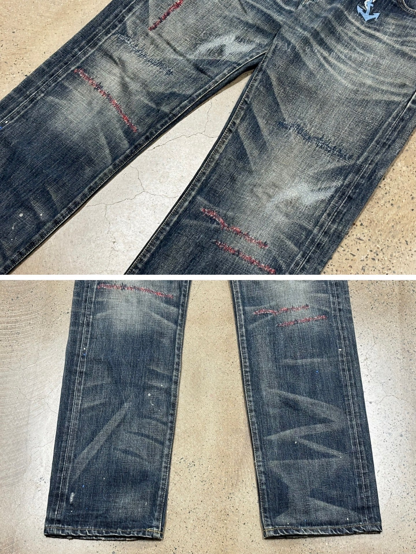 NEIGHBORHOOD 09ex Red Anchor Jeans
