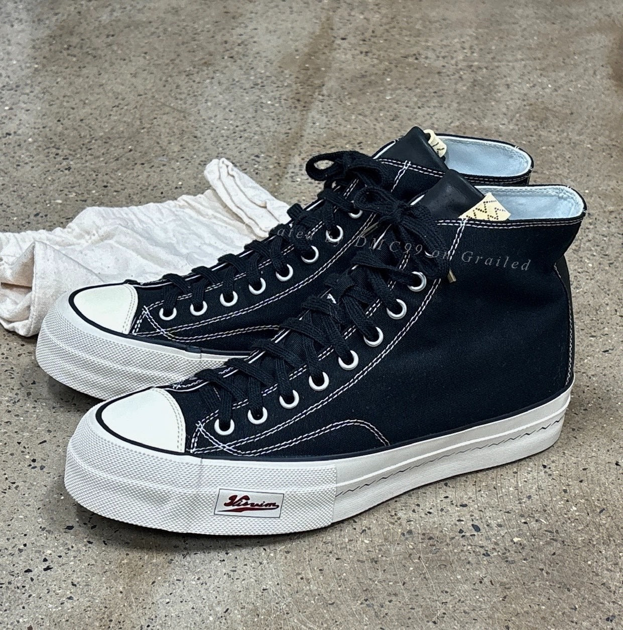 Visvim Skagway Hi Patten High-Top Canvas Sneakers